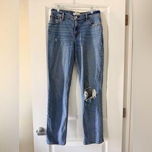 Abercrombie & Fitch 90s Straight Low Rise - Curve Love Jean